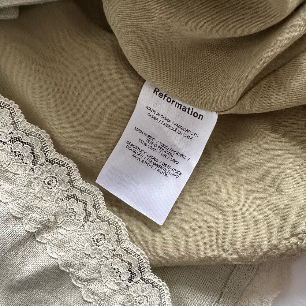 Reformation Rosalie Linen Top - Picture 5 of 7